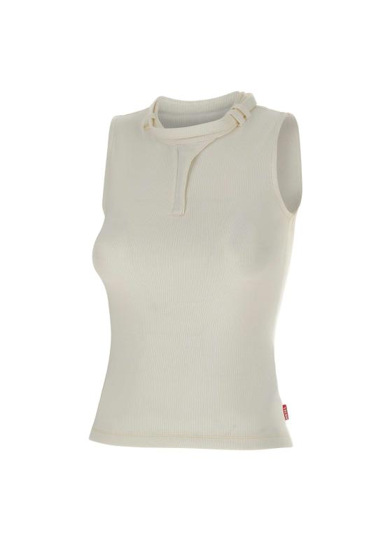 26SS 디젤 민소매 티셔츠 A23542 0JEAI141 White