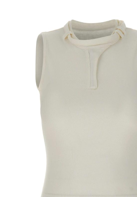 26SS 디젤 민소매 티셔츠 A23542 0JEAI141 White - DIESEL