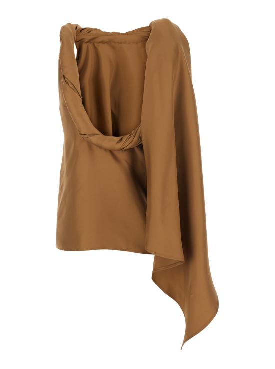 26SS 루루 드 세종 민소매 티셔츠 WILMAMACADAMIA Brown - LOULOU DE SAISON