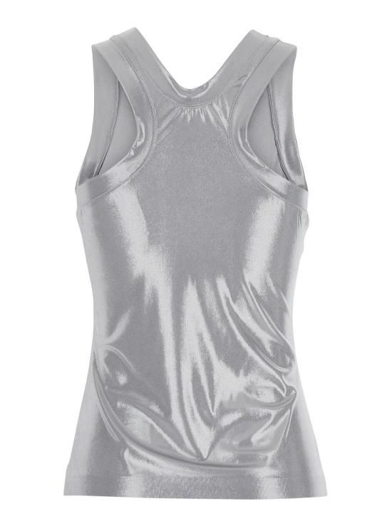 26SS 노마카말리 민소매 티셔츠 ST1266LM219058 Metallic - NORMA KAMALI