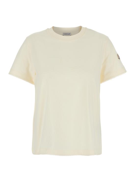 26SS 몽클레어 반팔 티셔츠 8C0002789AUO034 White