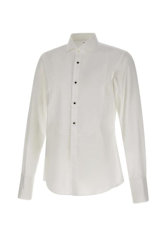 26SS 보스 긴팔 셔츠 50480070 100 White