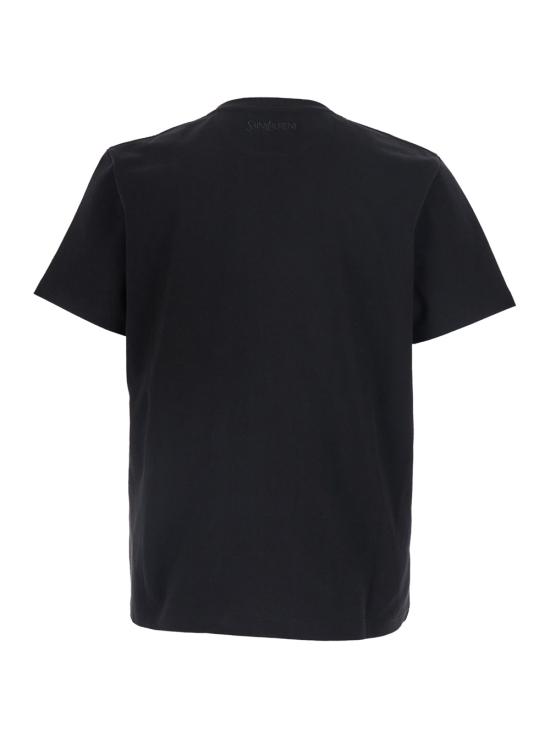 26SS 생로랑 반팔 티셔츠 861693Y38AK1000 Black - SAINT LAURENT
