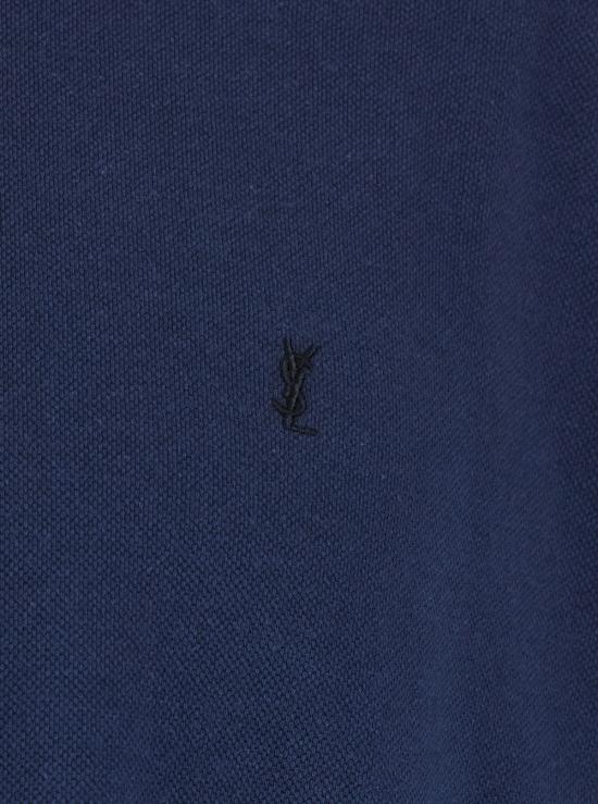 26SS 생로랑 반팔 티셔츠 832941Y37HC4110 Blu - SAINT LAURENT