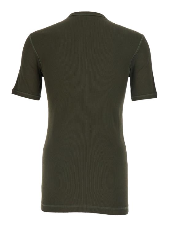 26SS 돌체앤가바나 코튼 세라피노 티셔츠 G8QX6TG7P0DM4001 Green - DOLCE & GABBANA