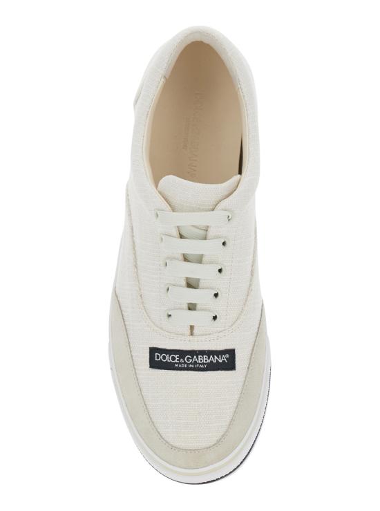 26SS 돌체앤가바나 DG 세일링 린넨 스니커즈 CS2399A03328D175 Beige - DOLCE & GABBANA