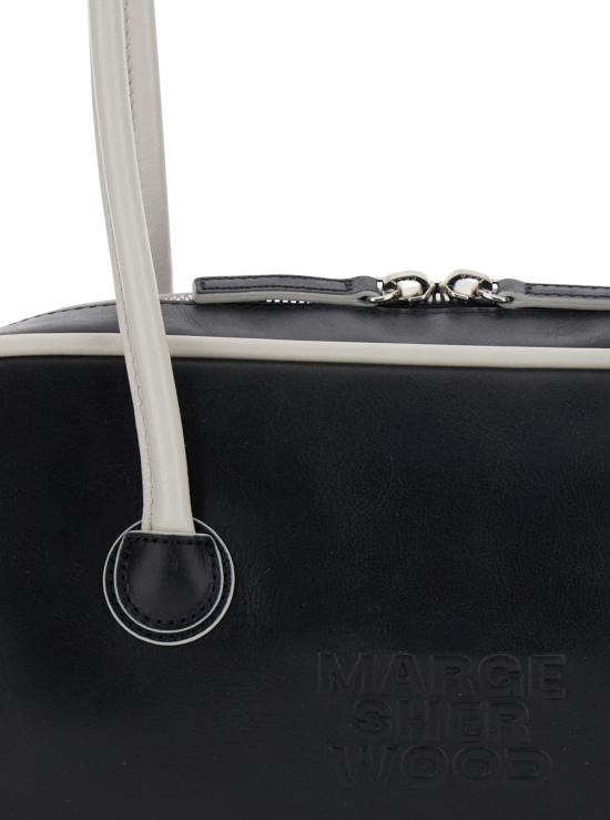 26SS 마지셔우드 숄더백 GG047460BLACKLIGHTGREYPULLUPCRINKLE Black - MARGE SHERWOOD