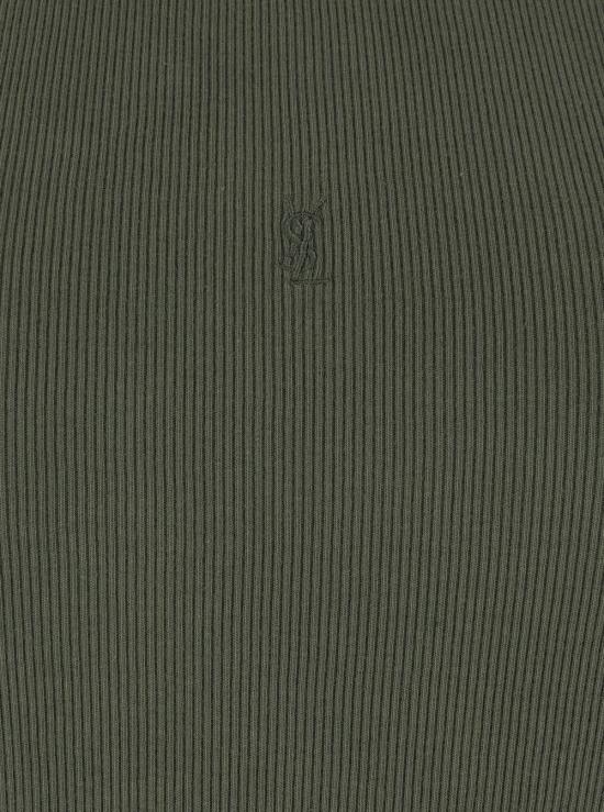 26SS 생로랑 민소매 티셔츠 842992Y37EC1365 Green - SAINT LAURENT
