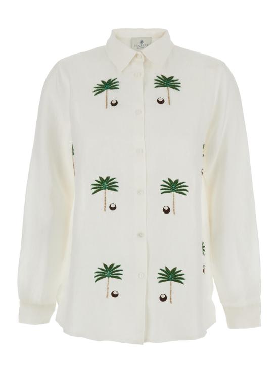 26SS BENARAS BY CITRUS 블라우스 BE25124WHITEGREEN White