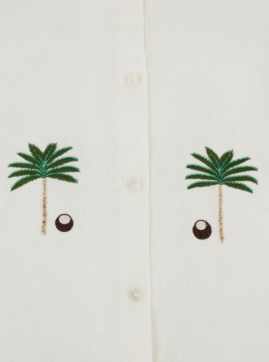 26SS BENARAS BY CITRUS 블라우스 BE25124WHITEGREEN White - OTHER BRANDS