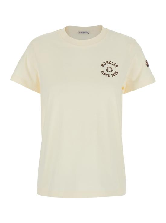 26SS 몽클레어 반팔 티셔츠 8C0003089AUO034 White