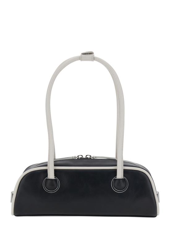 26SS 마지셔우드 숄더백 GG057660BLACKLIGHTGREYPULLUPCRINKLE Black - MARGE SHERWOOD