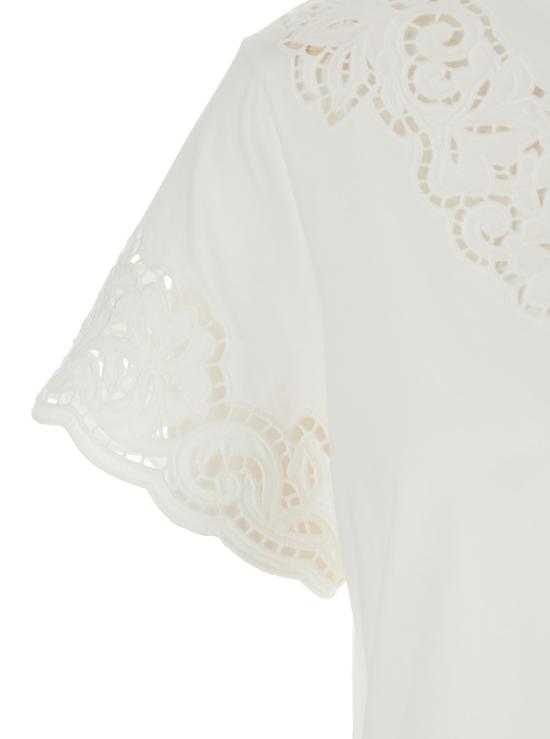 26SS 트윈셋 반팔 티셔츠 261TP244000001 White - TWINSET