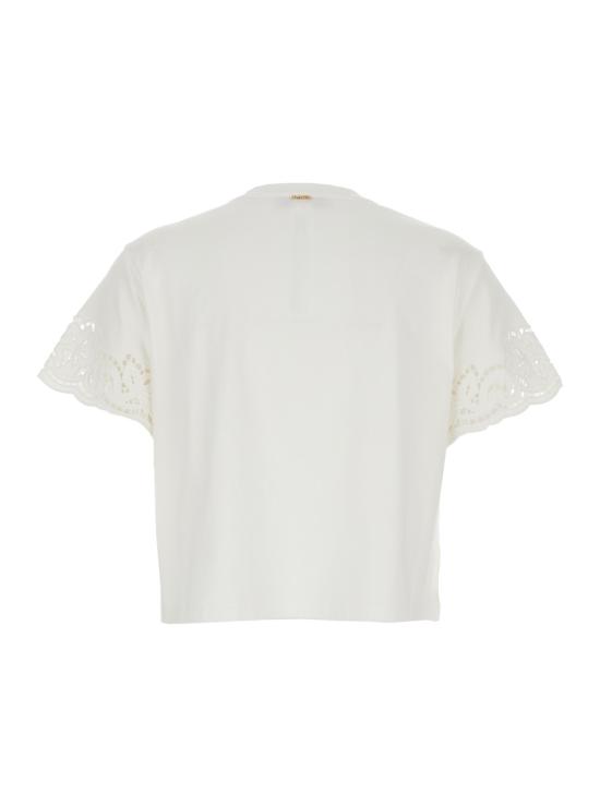 26SS 트윈셋 반팔 티셔츠 261TP244000001 White - TWINSET