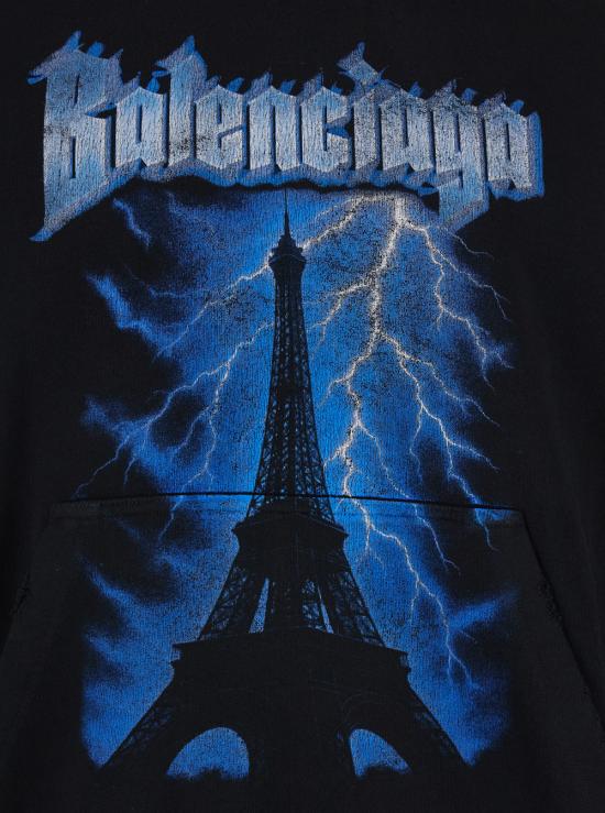 26SS 발렌시아가 긴팔 티셔츠 871956TUVF41000 Black - BALENCIAGA