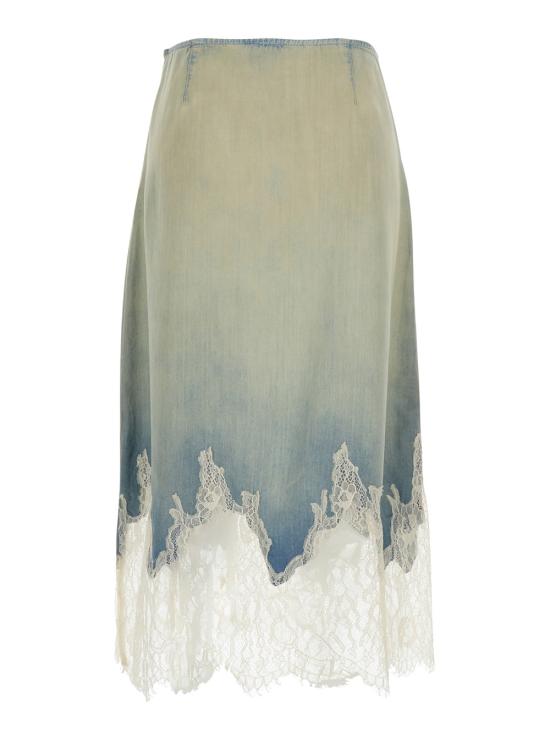 26SS 디젤 데님 스커트 A217840CEDE01 Light blue - DIESEL