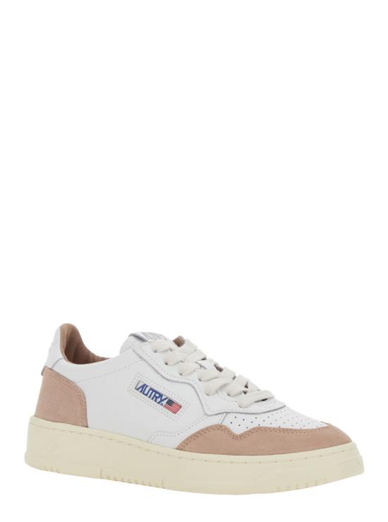 26SS 오트리 메달리스트 로우 스니커즈 AULWFT04WHTROSEC White - AUTRY
