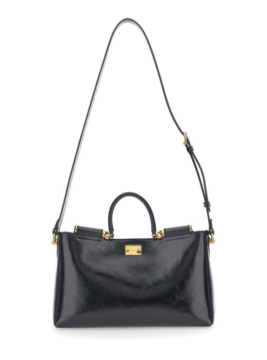 26SS 돌체앤가바나 Medium Vittoria calfskin 핸드백 BB7896AZ00080999 Black - DOLCE & GABBANA