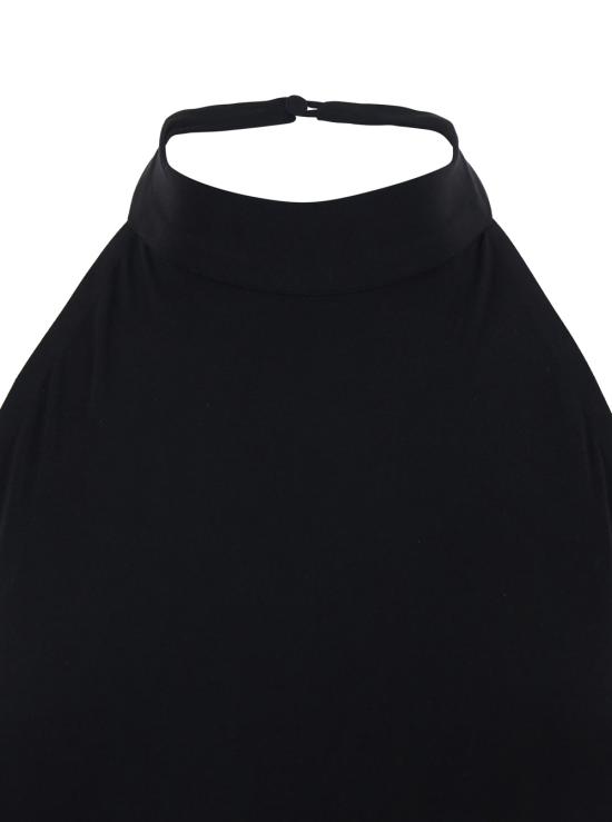 26SS 노마카말리 롱 원피스 KK4253PLT16001 Black - NORMA KAMALI