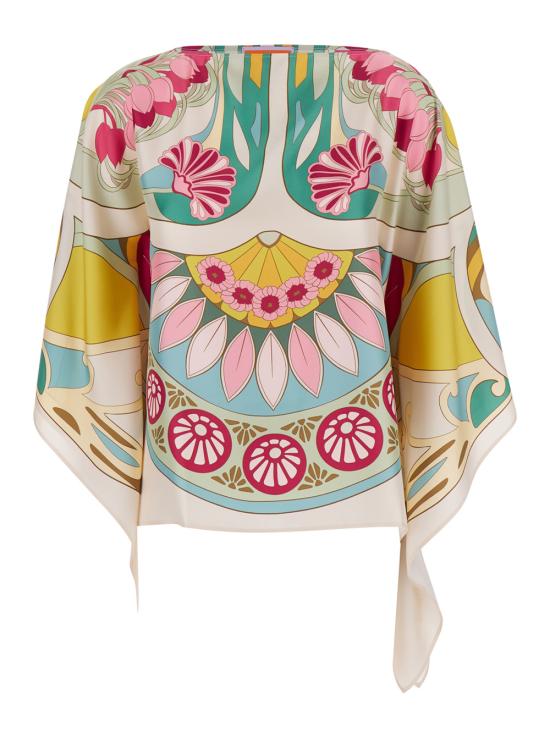 26SS 라 더블제이 블라우스 TOP0195SIL029TUL07GR02 Multicolor