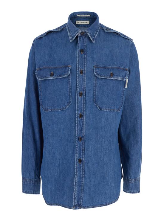 26SS 로이로져스 데님 셔츠 RND90353D7482876C0999 Blu