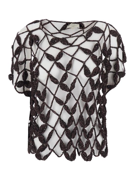 26SS 안토넬리 피렌체 반팔 티셔츠 41787Q40704B6 Brown