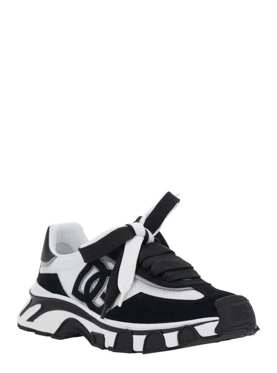 26SS 돌체앤가바나 DG 컨트리 로드 나일론 앤 레더 스니커즈 CS2403A02088B926 Black - DOLCE & GABBANA