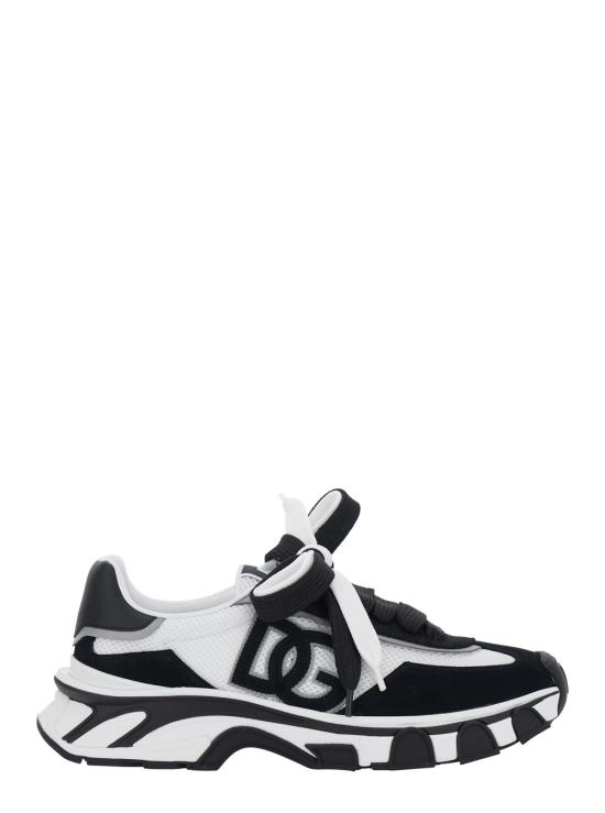 26SS 돌체앤가바나 DG 컨트리 로드 나일론 앤 레더 스니커즈 CS2403A02088B926 Black