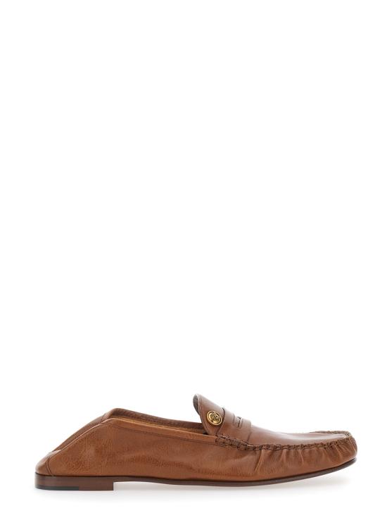 26SS 베르사체 로퍼 10233221A173461N87J Brown - VERSACE