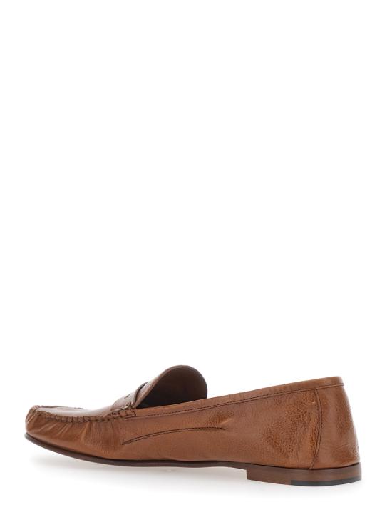 26SS 베르사체 로퍼 10233221A173461N87J Brown - VERSACE