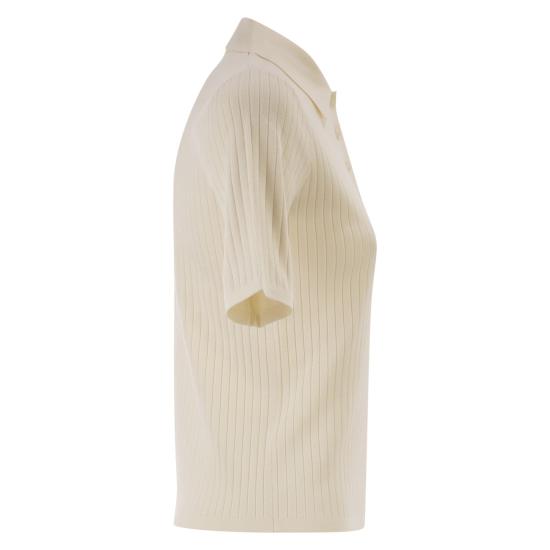 26SS 막스마라 스튜디오 폴로 티셔츠 2616361031600 WHITE - MAX MARA STUDIO