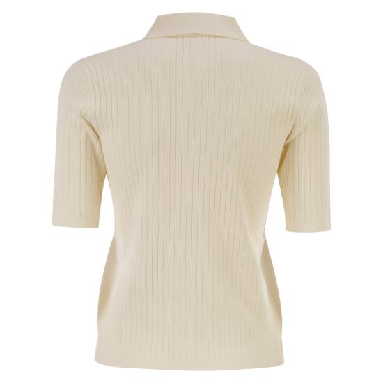 26SS 막스마라 스튜디오 폴로 티셔츠 2616361031600 WHITE - MAX MARA STUDIO