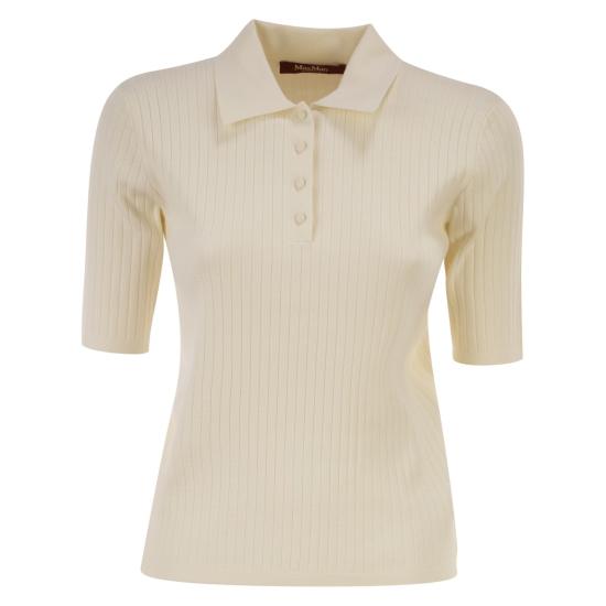 26SS 막스마라 스튜디오 폴로 티셔츠 2616361031600 WHITE