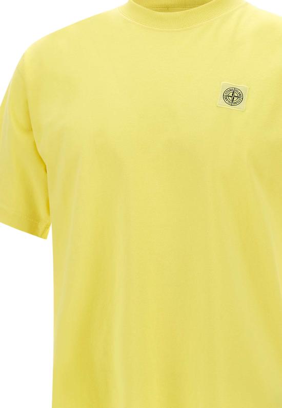 26SS 스톤 아일랜드 반팔 티셔츠 2100030S0115 V0031 Yellow - STONE ISLAND