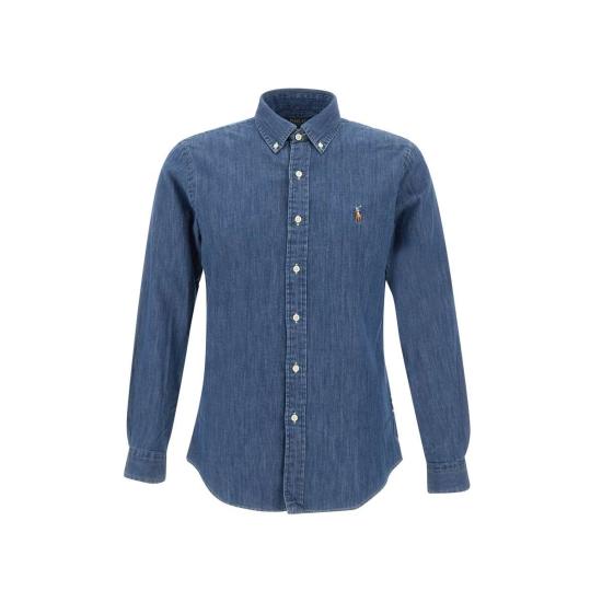  폴로 랄프로렌  포니로고 자수 데님 셔츠 710792043 001 - POLO RALPH LAUREN