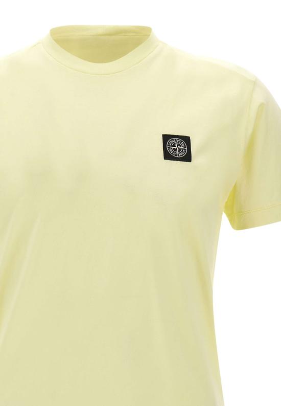 26SS 스톤 아일랜드 반팔 티셔츠 2100027S0013 V003C Yellow - STONE ISLAND