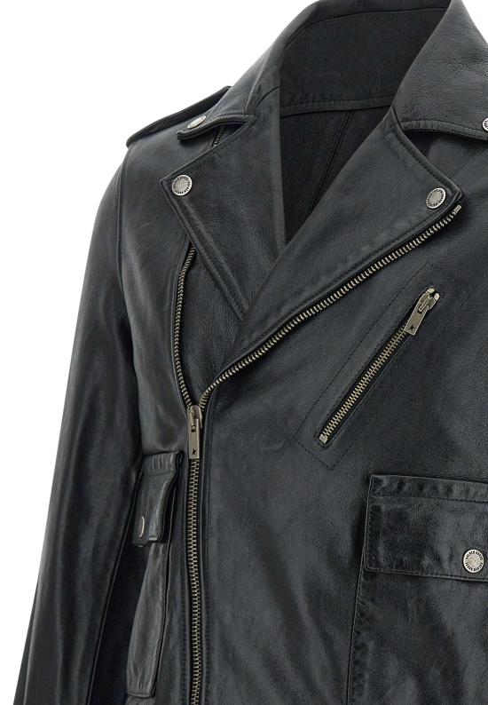 26SS 골든구스 가죽 자켓 GMP02258 P00119590100 Black - GOLDEN GOOSE