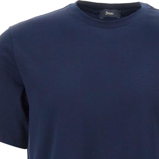  에르노 반팔 티셔츠 JG000174U 520039200 Blue - HERNO