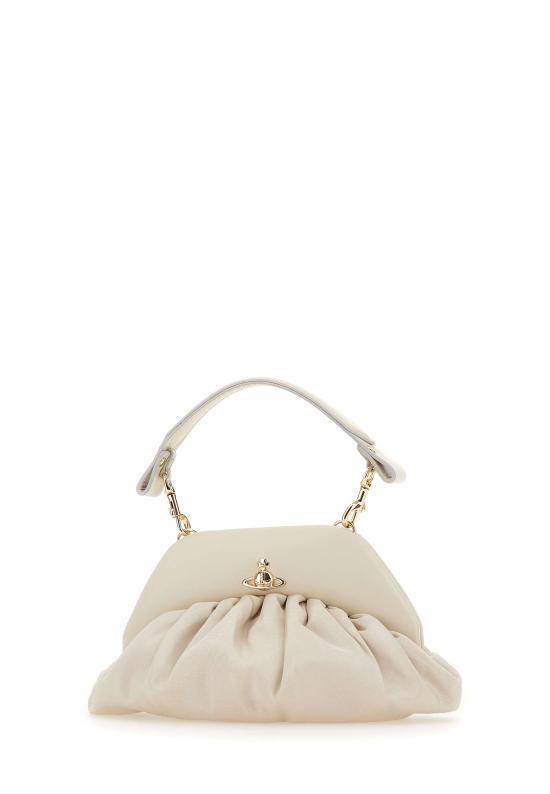 26SS 비비안웨스트우드 토트백 49030001W W01F4A408 White