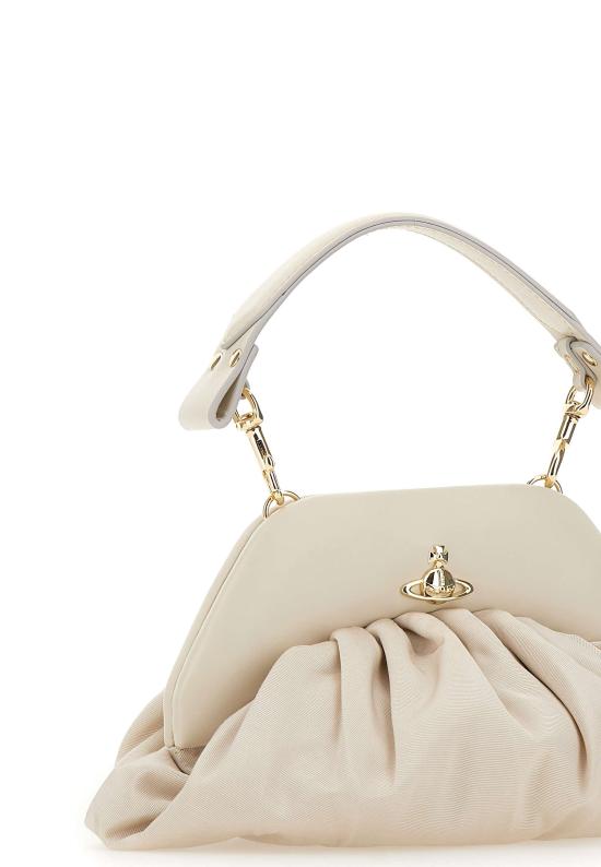 26SS 비비안웨스트우드 토트백 49030001W W01F4A408 White - VIVIENNE WESTWOOD