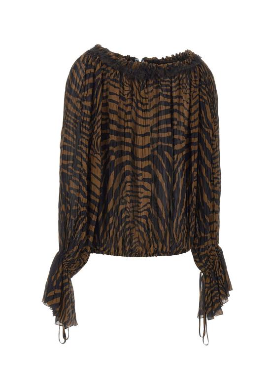 26SS 블루마린 블라우스 2C440A M5179 MultiColour - BLUMARINE