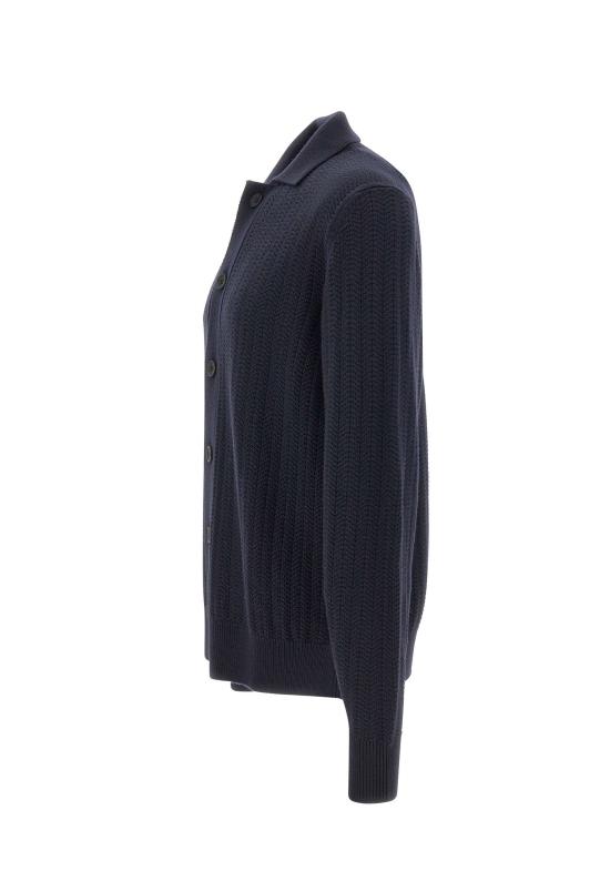 26FW 필리포 드 로렌티스 스웨터 CA3ML WM7F890 BLUE - FILIPPO DE LAURENTIIS