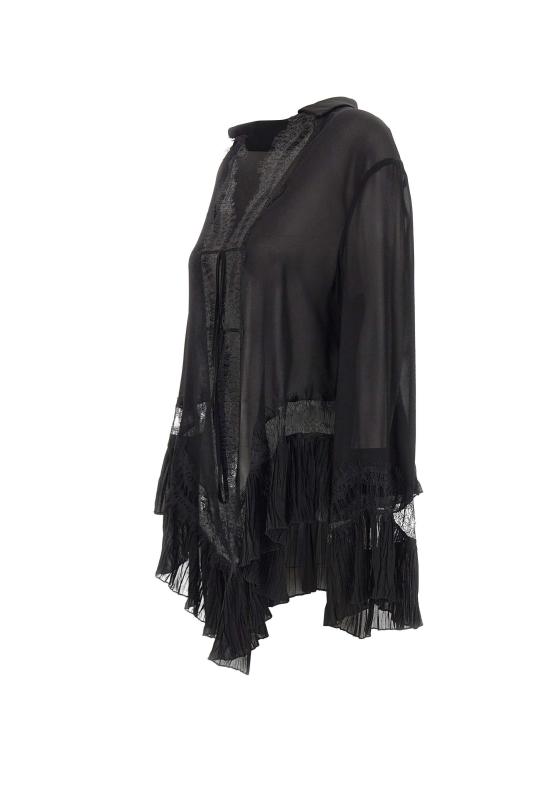 26SS 블루마린 블라우스 2C444A N0990 Black - BLUMARINE