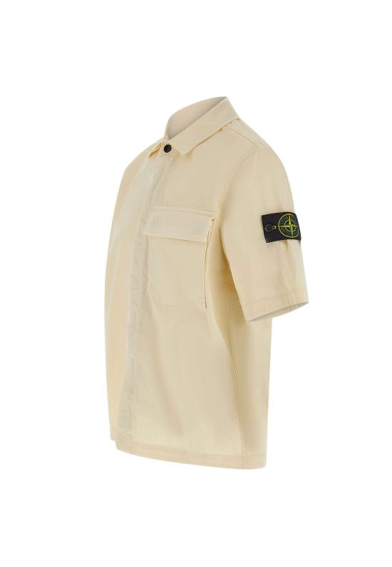 26SS 스톤 아일랜드 반팔 셔츠 1100025S0A10 V0093 White - STONE ISLAND