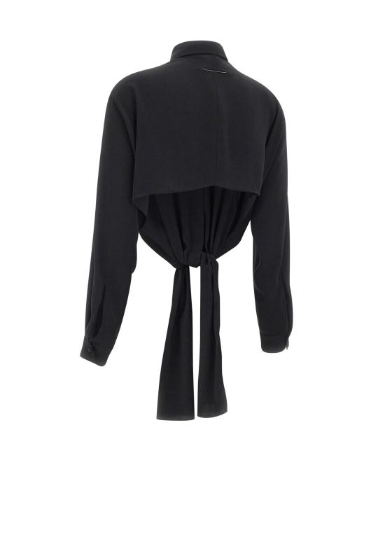 26SS MM6 메종마르지엘라 셔츠 S52DT0049 S43455900 Black - MM6 MAISON MARGIELA