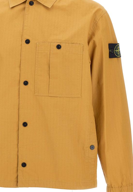 26SS 스톤 아일랜드 긴팔 셔츠 1200018S0299 V0034 Yellow - STONE ISLAND
