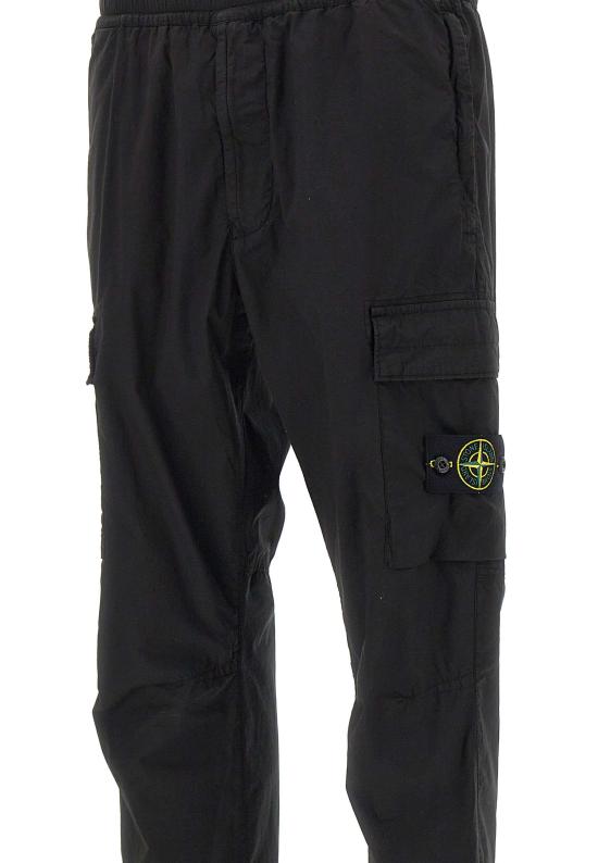  스톤 아일랜드 스트레이트 팬츠 3100031S0003 V0029 Black - STONE ISLAND