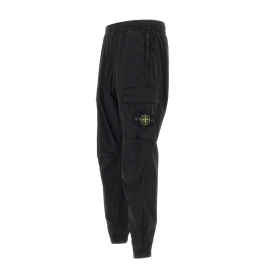  스톤 아일랜드 스트레이트 팬츠 3100031S0003 V0029 Black - STONE ISLAND