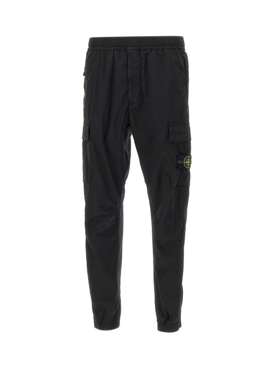  스톤 아일랜드 스트레이트 팬츠 3100031S0003 V0029 Black - STONE ISLAND