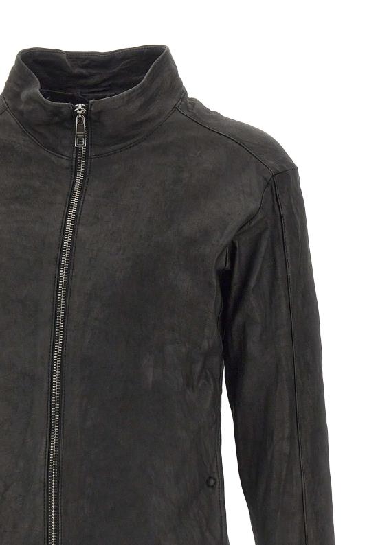 26FW 조르지오 브라토 가죽 자켓 GU26F26099VBRUSH NERO Black - GIORGIO BRATO